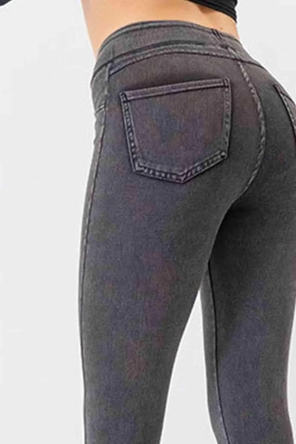 Flexible Slim Fit Mid Rise Skinny Jeans