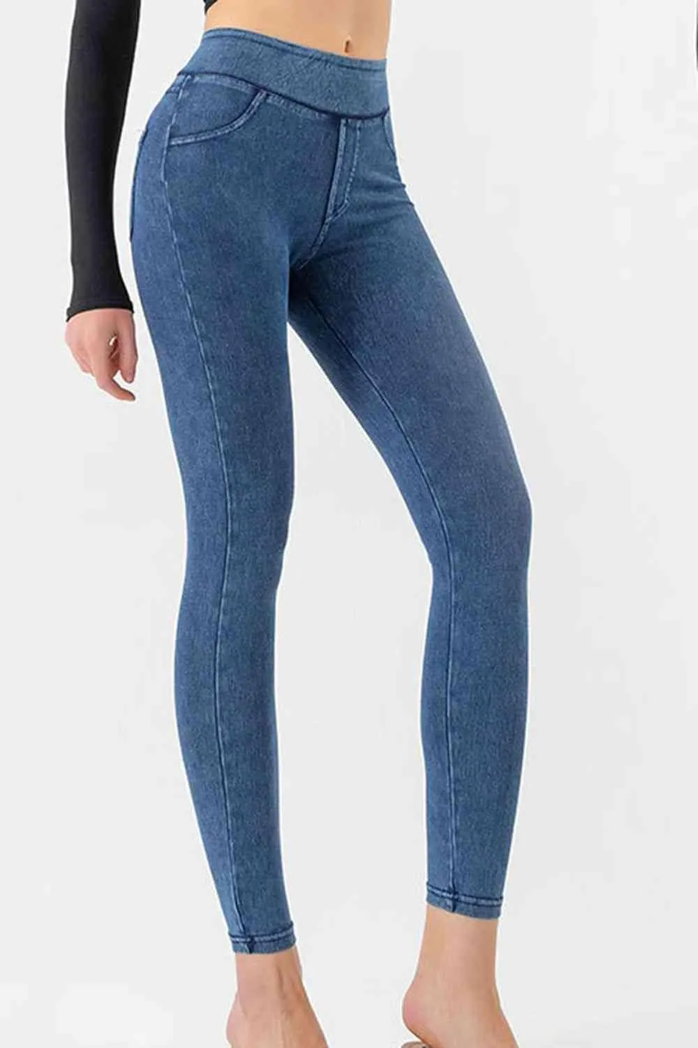 Flexible Slim Fit Mid Rise Skinny Jeans