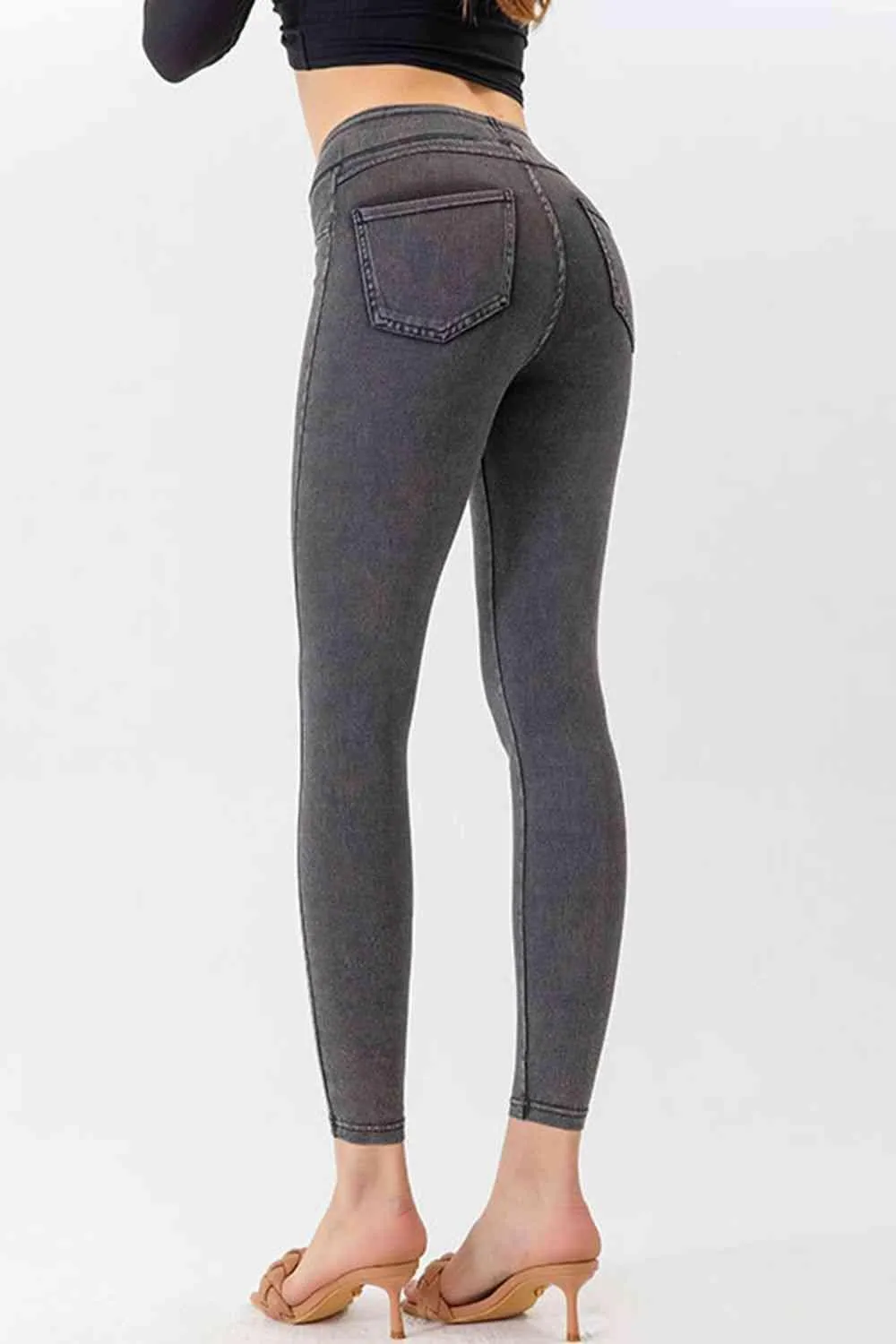 Flexible Slim Fit Mid Rise Skinny Jeans