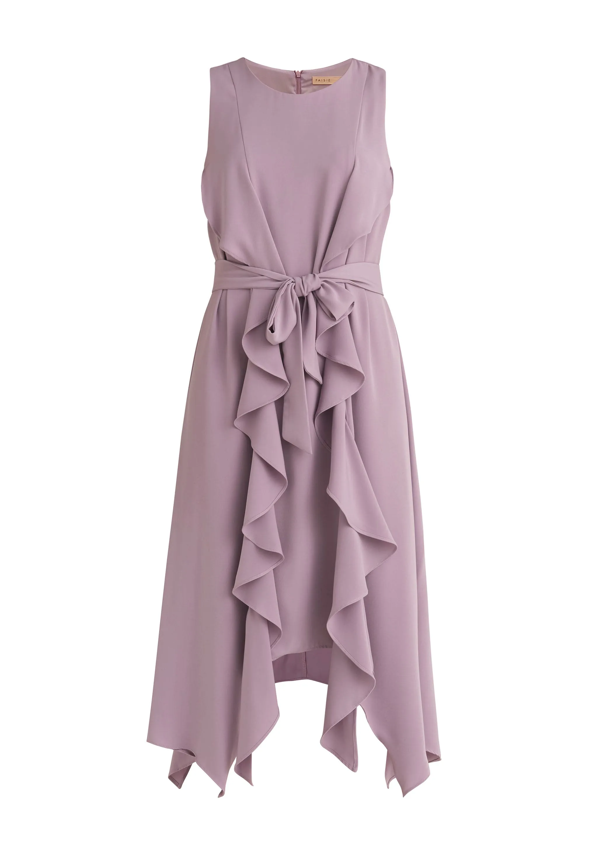 Frilled Belted Dress
