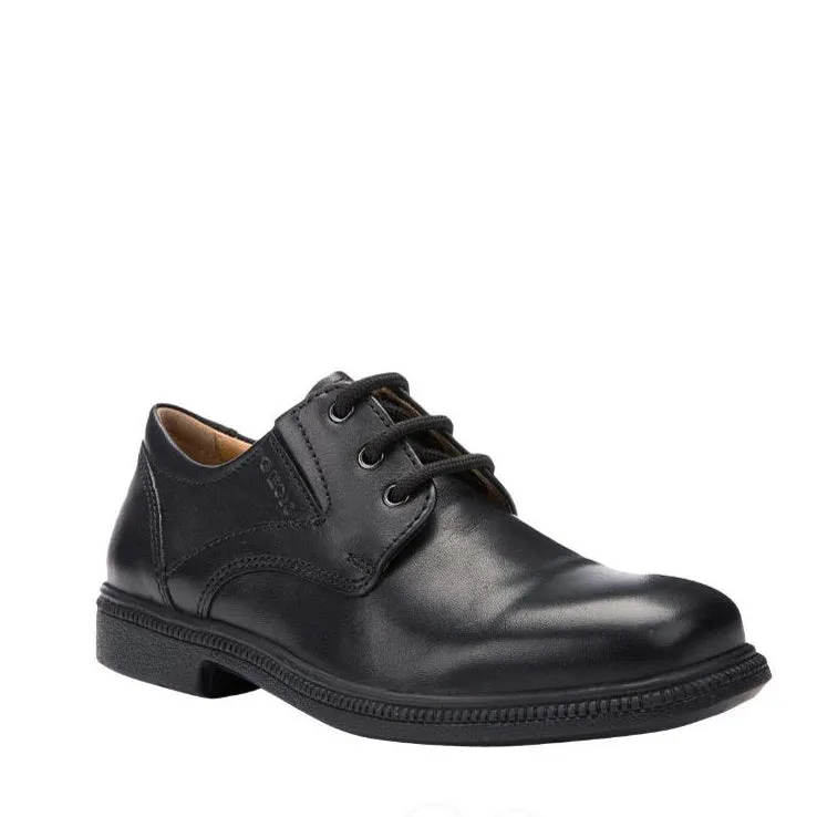 Geox Federico Black Lace Up Shoe