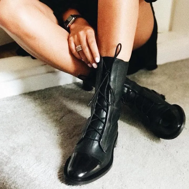Harper - Premium Leather Boots