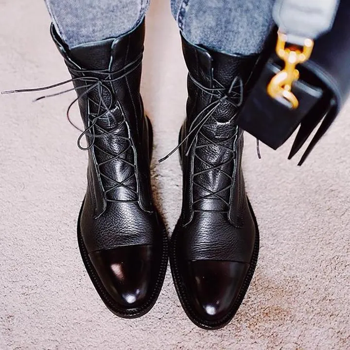 Harper - Premium Leather Boots