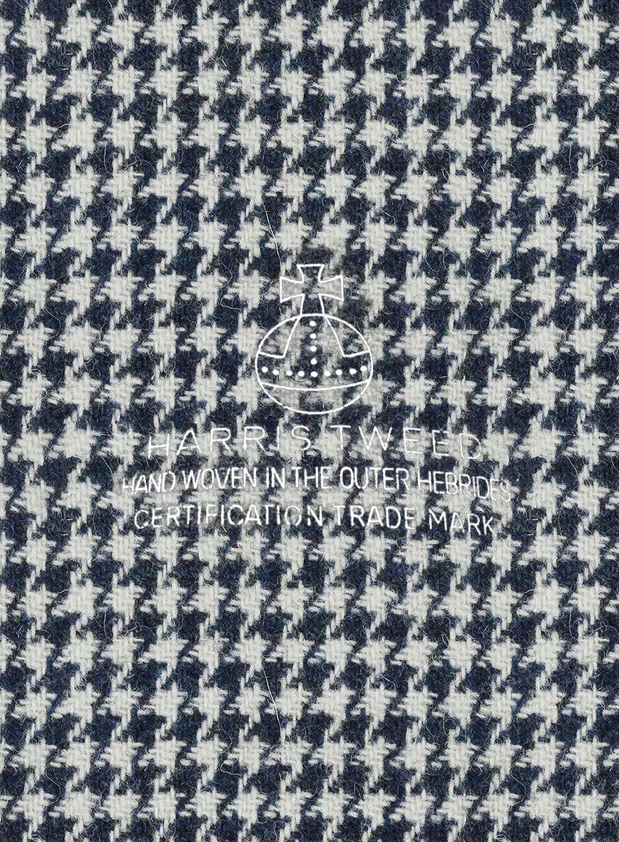 Harris Tweed Houndstooth Indi Blue Suit