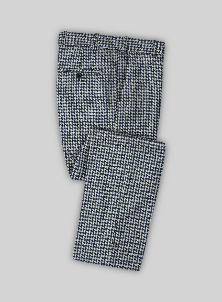 Harris Tweed Houndstooth Indi Blue Suit