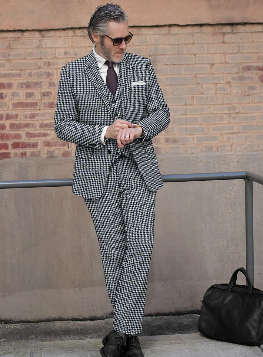 Harris Tweed Houndstooth Indi Blue Suit