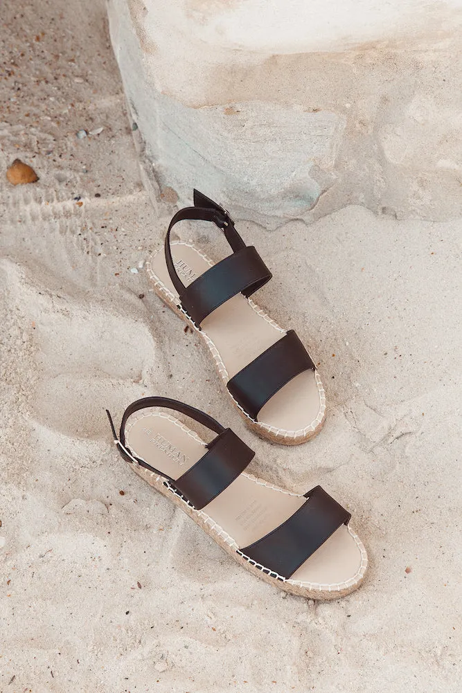 HUMAN PREMIUM Rory Sandals Black