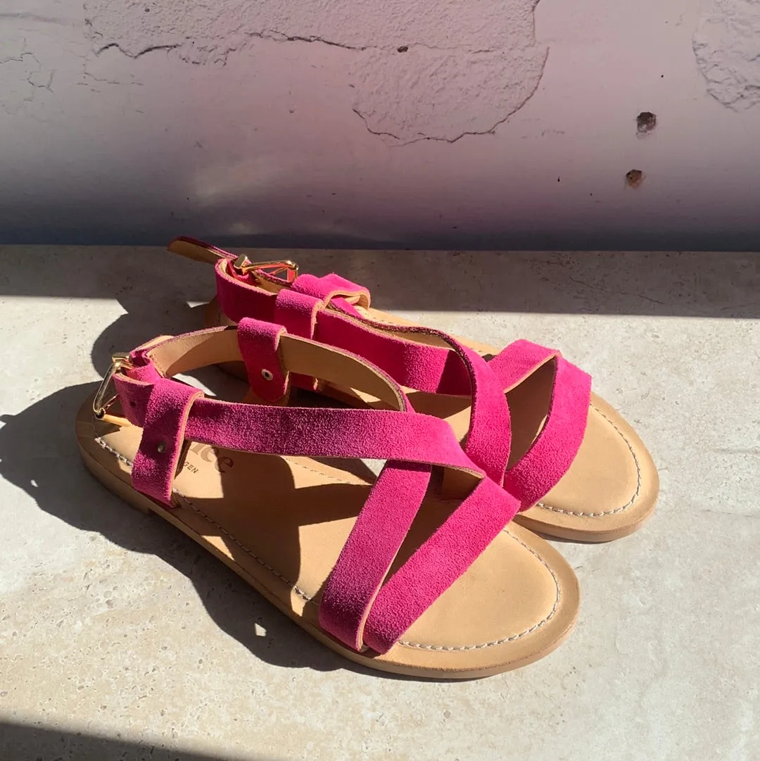 IvyLee Laura Pink Suede