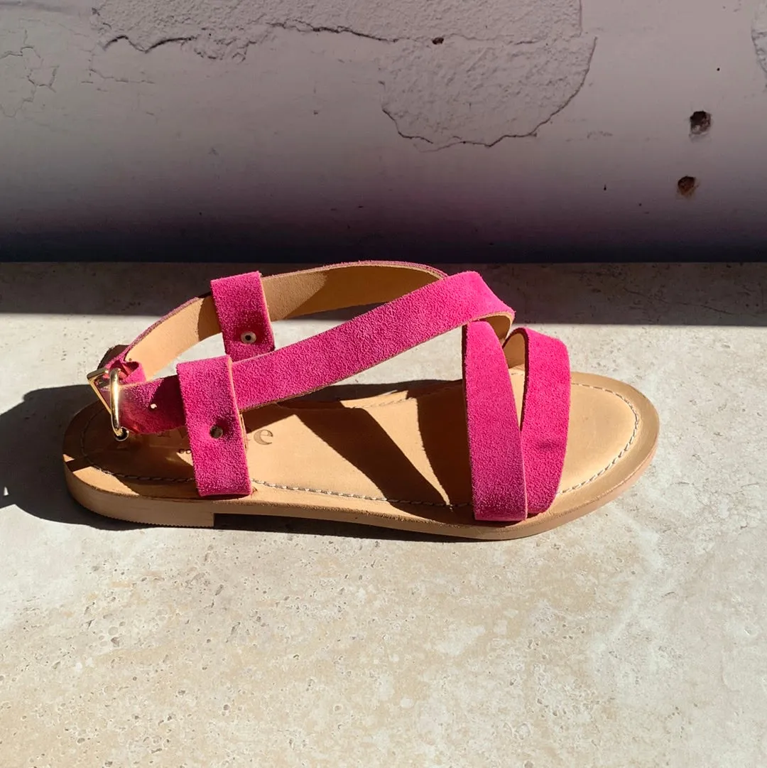 IvyLee Laura Pink Suede