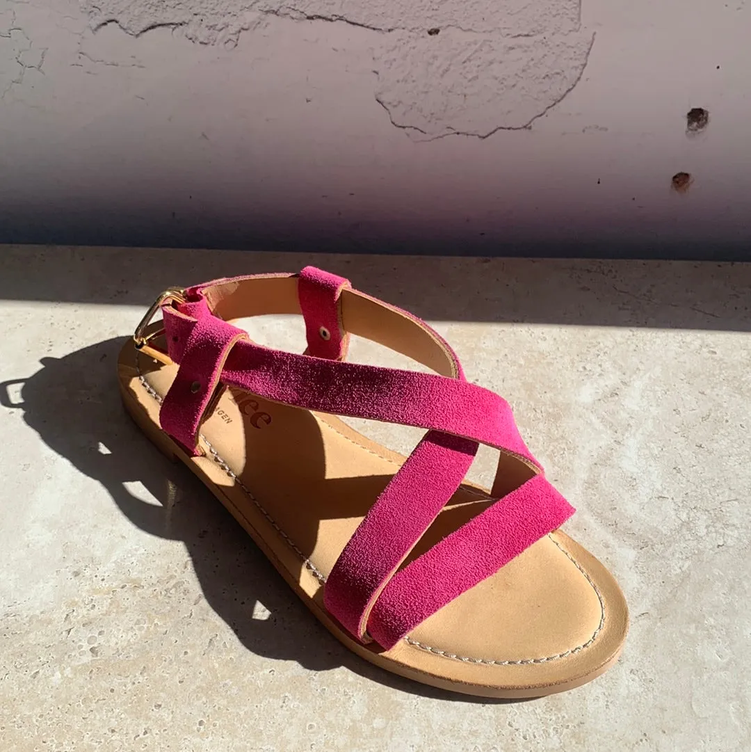 IvyLee Laura Pink Suede