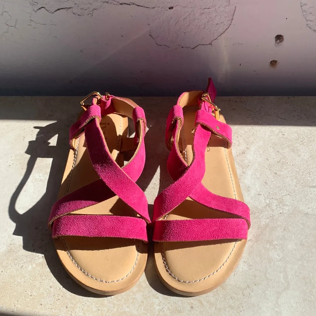 IvyLee Laura Pink Suede