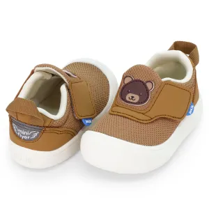 Jan & Jul Brown Bear Mini Flyer Toddler Sneakers