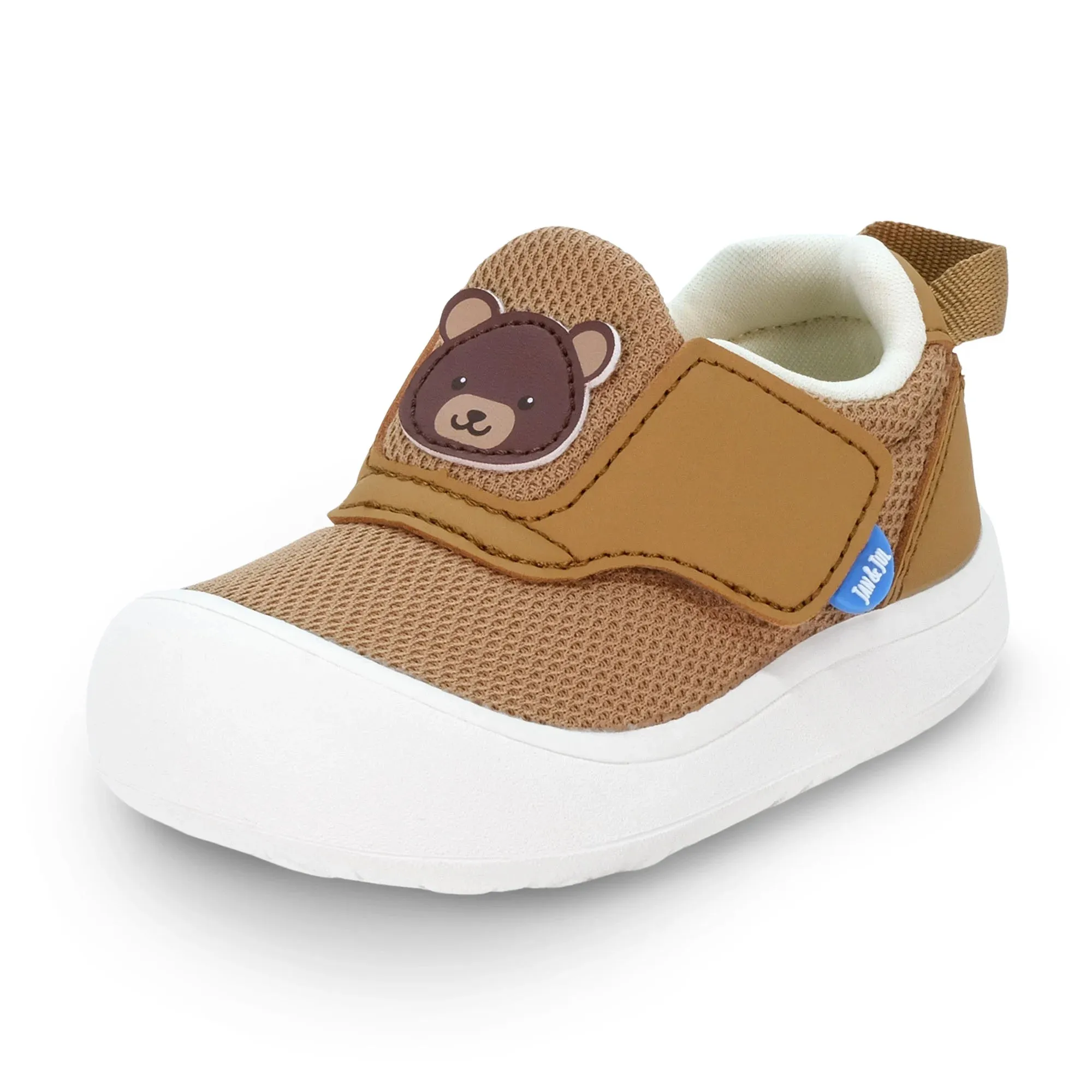 Jan & Jul Brown Bear Mini Flyer Toddler Sneakers