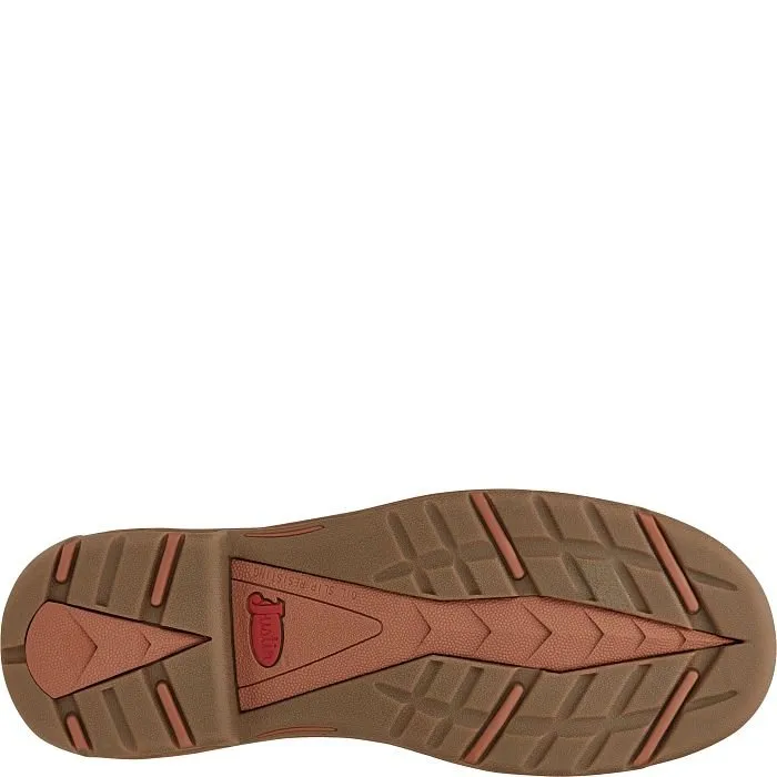 Justin Men's 11" Waterproof Stampede Rush Round Nano Comp Toe Work Boot