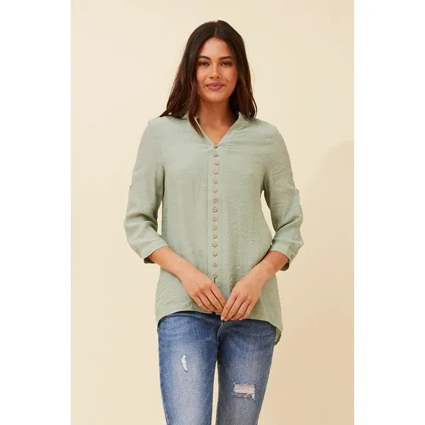 KIMYA ROLL-UP SLEEVE TOP