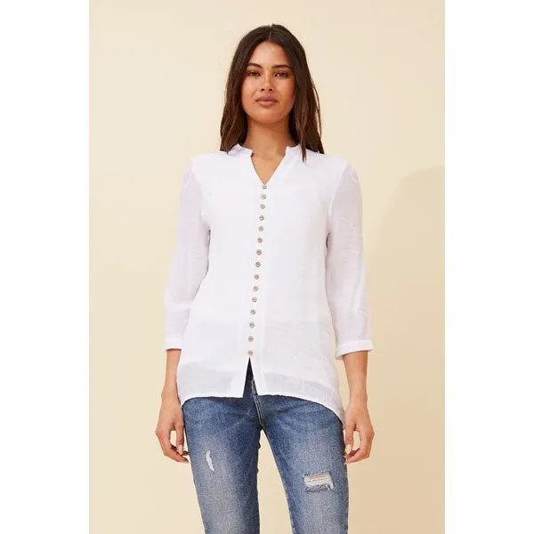 KIMYA ROLL-UP SLEEVE TOP