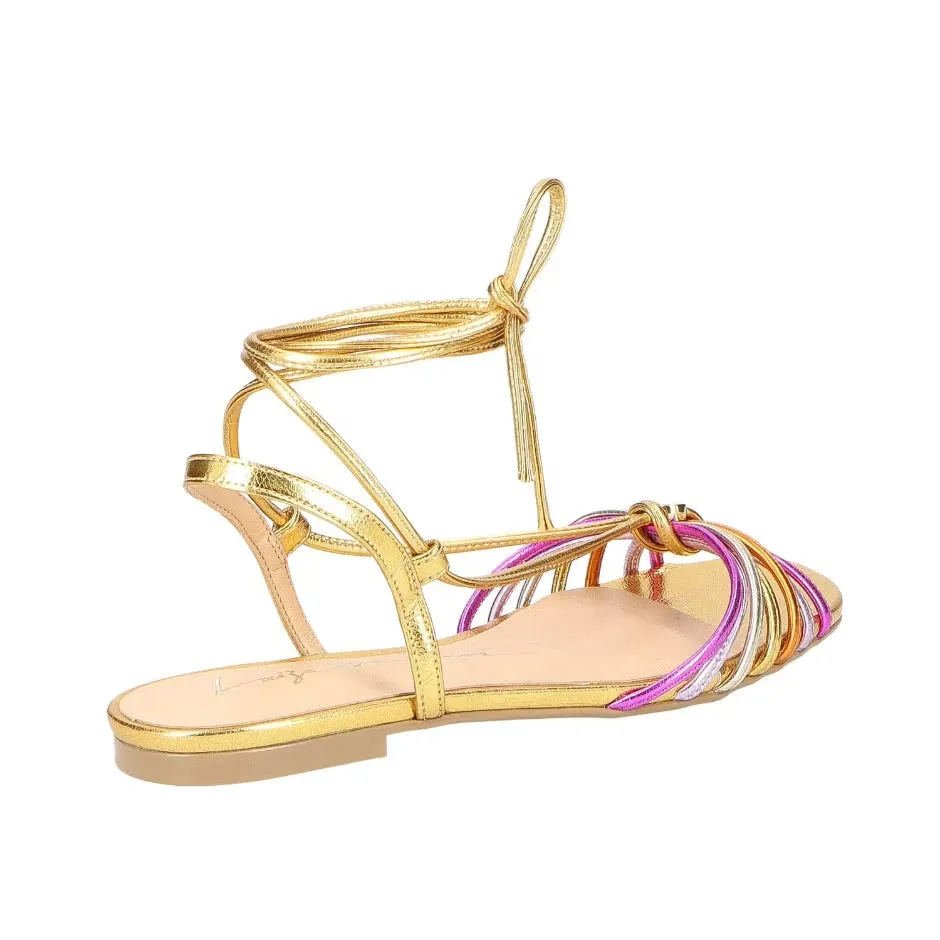 LBS Metalcolor Flat Sandal