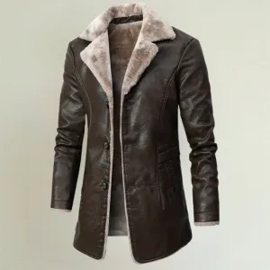 Leon  | Premium Shearling Leather Coat