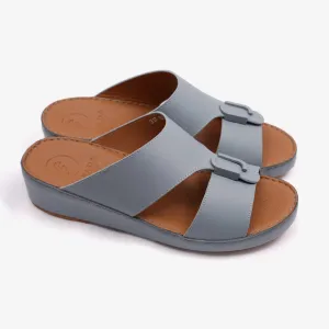MATTE CLASSIC DAVINCI ARABIC SANDALS NEW EDITION BLUE-GREY