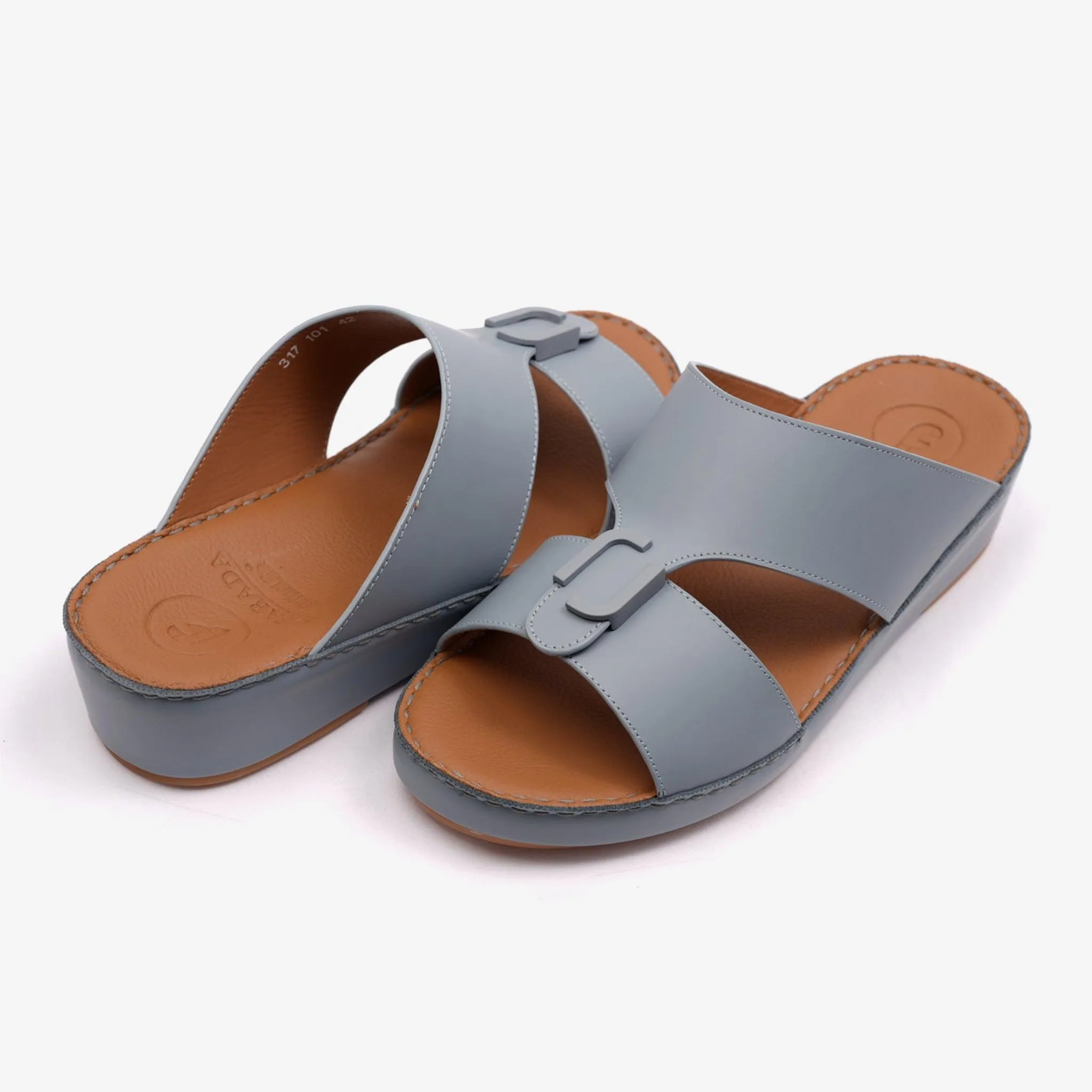 MATTE CLASSIC DAVINCI ARABIC SANDALS NEW EDITION BLUE-GREY