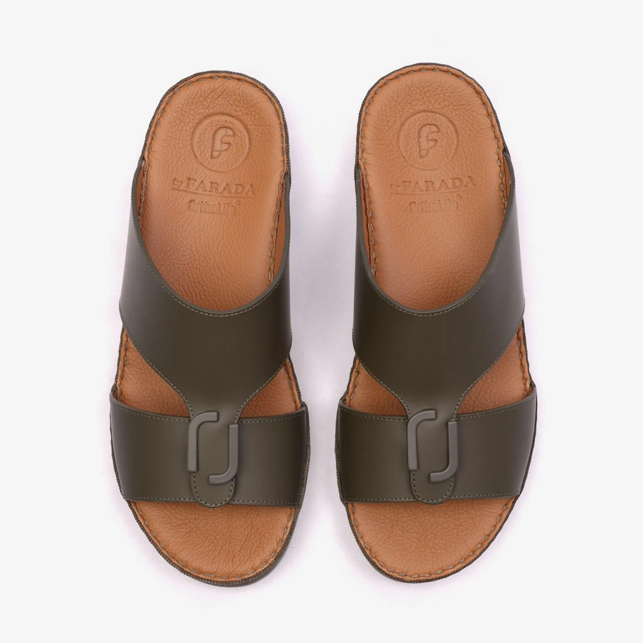MATTE CLASSIC DAVINCI ARABIC SANDALS OLIVE