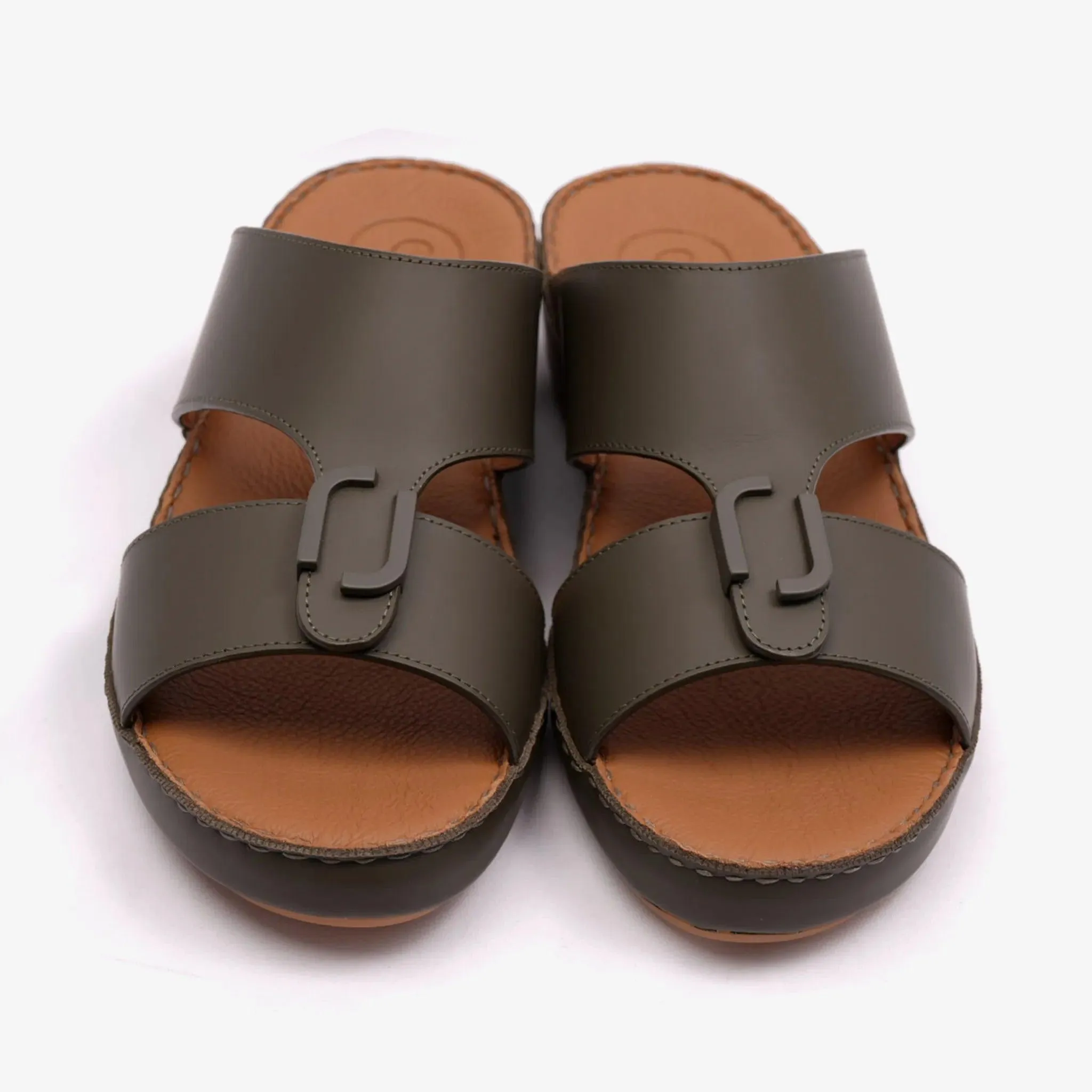 MATTE CLASSIC DAVINCI ARABIC SANDALS OLIVE