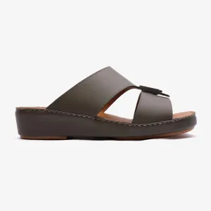 MATTE CLASSIC DAVINCI ARABIC SANDALS OLIVE