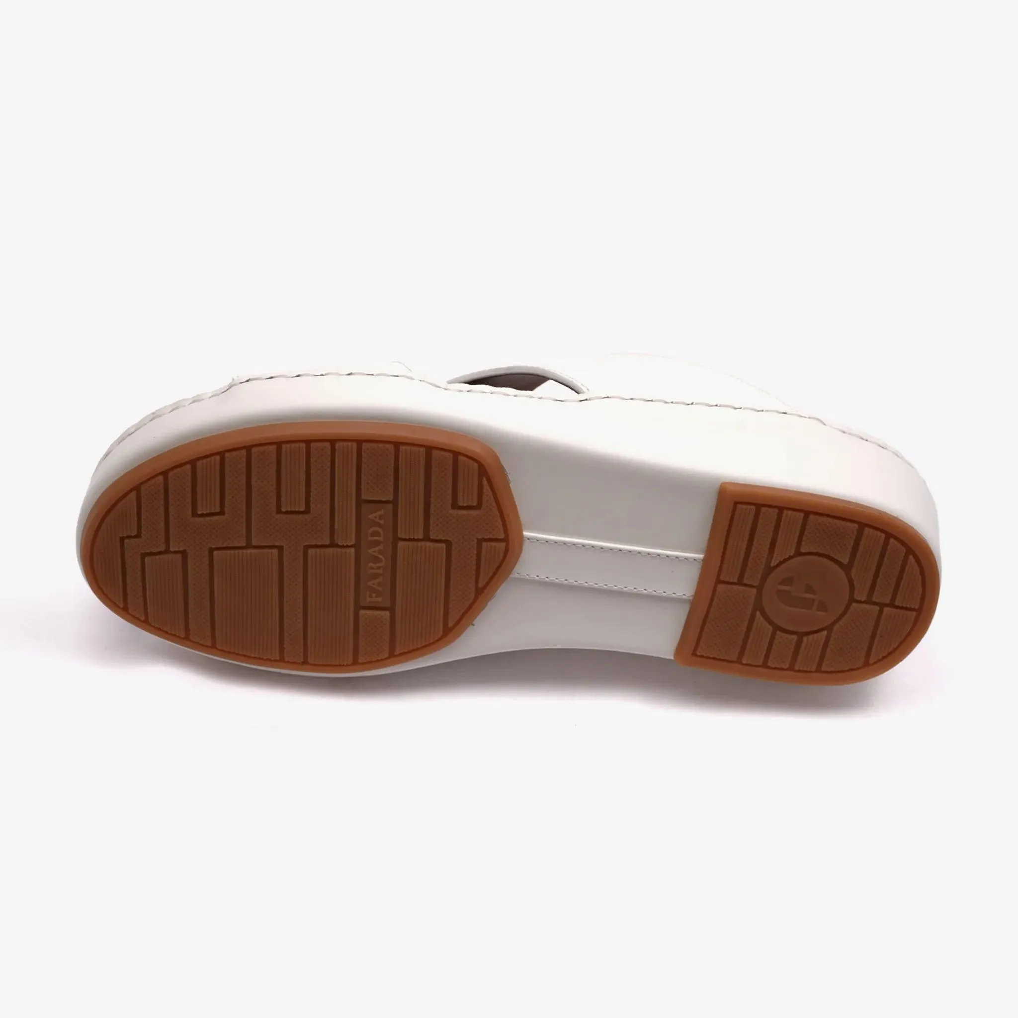 MATTE CLASSIC DAVINCI ARABIC SANDALS WHITE