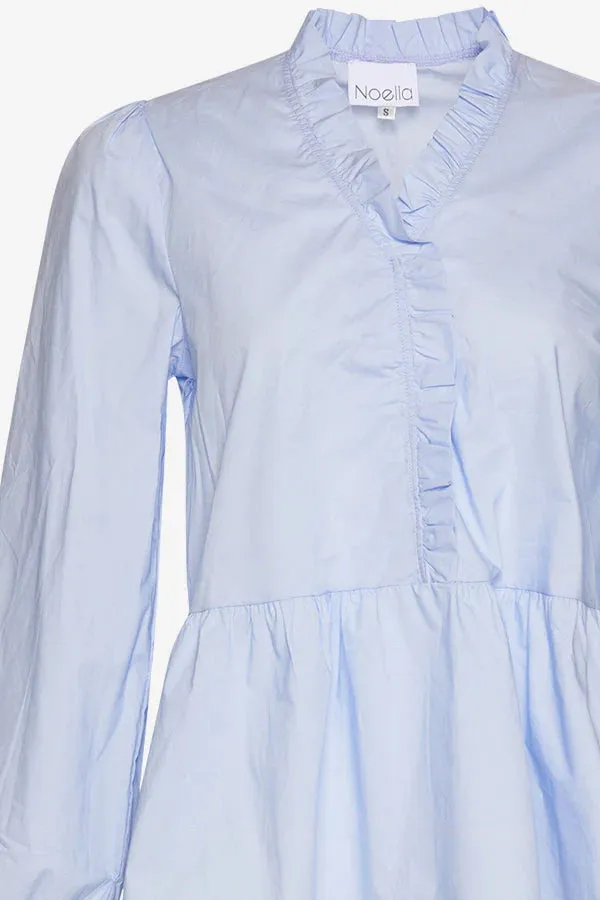 Matti Blouse - Light Blue Stripe