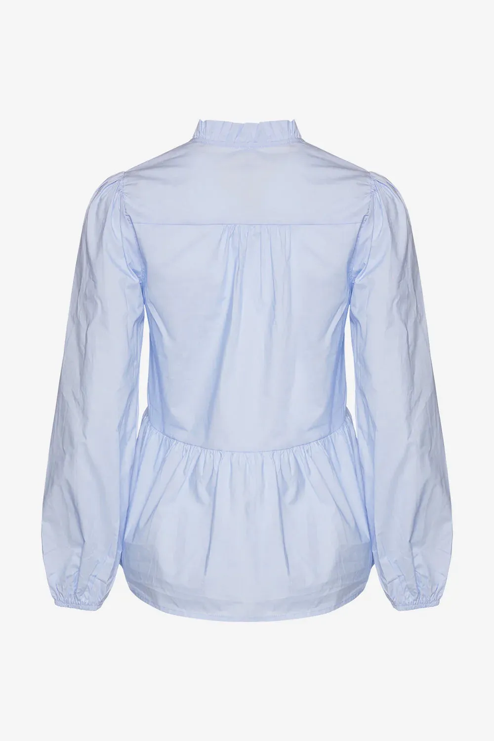 Matti Blouse - Light Blue Stripe