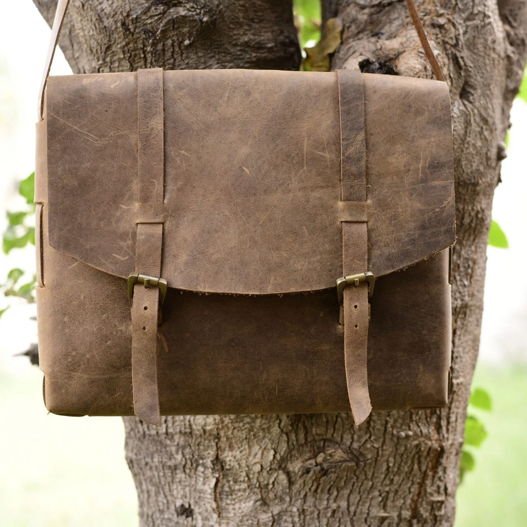 Mens Leather Bag - Vintage Elegance, Premium Quality