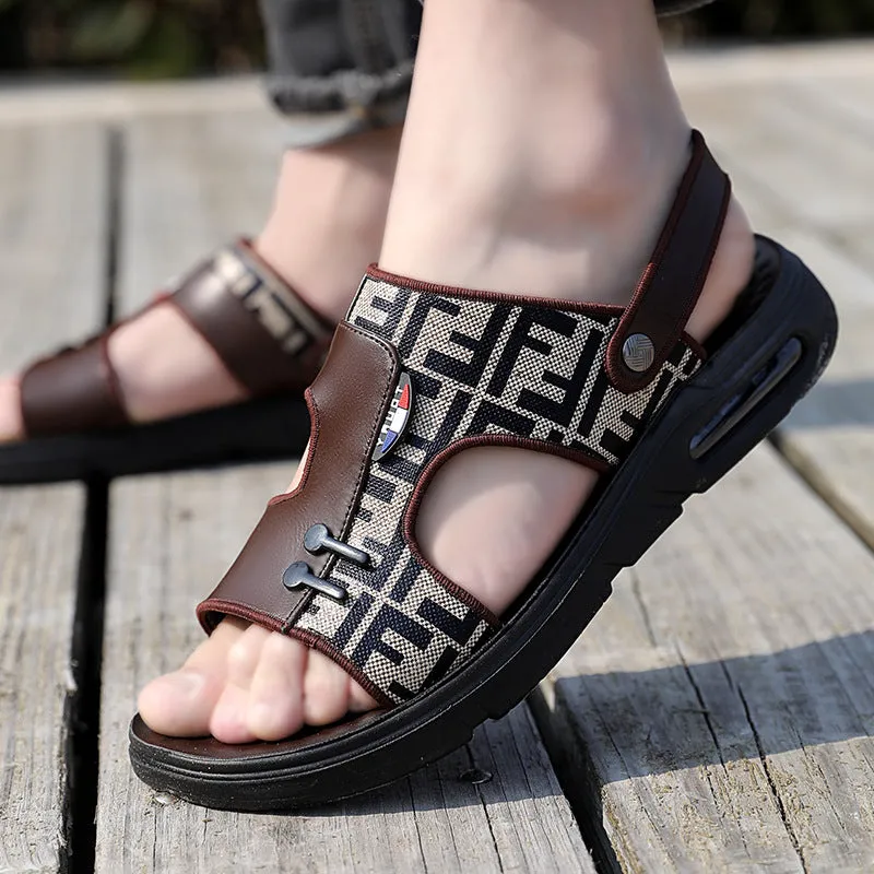 Men's Leather Breathable New Trendy Sandals