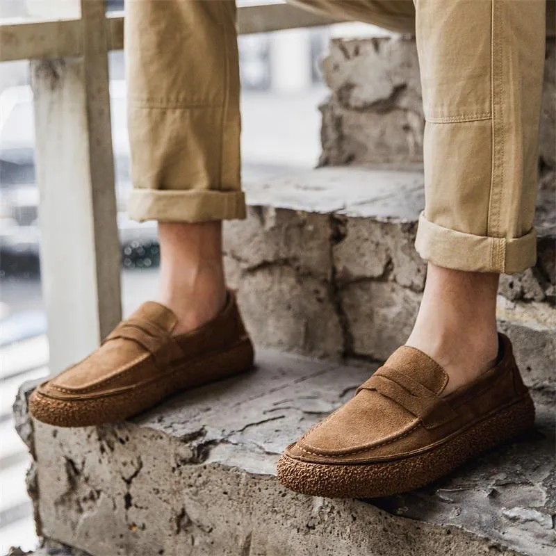 Men's Retro Breathable Slip-On Shoes