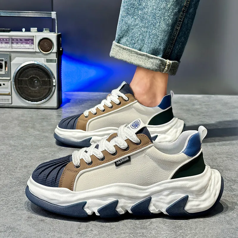 Men's Thick-Sole Breathable Fashion Running Shoes
