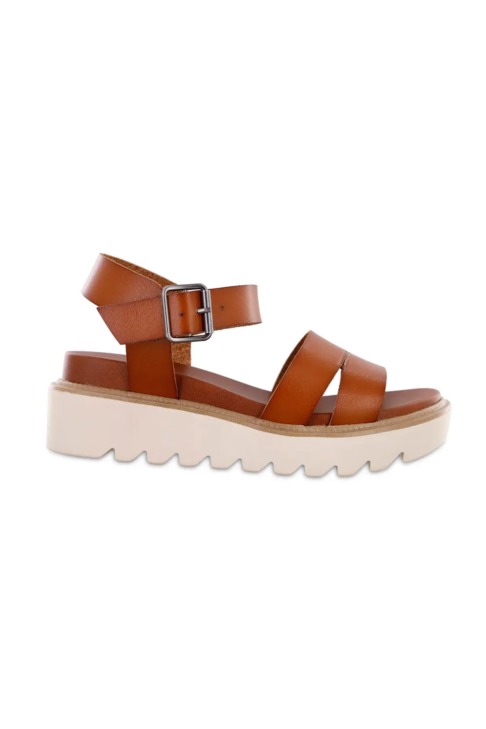 MIA Jovie Platform Sandals for Women in Cognac | GS1425701-COGNAC