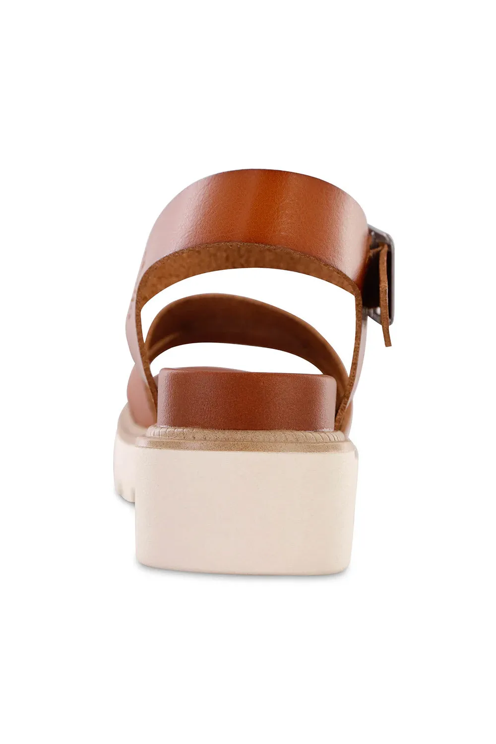 MIA Jovie Platform Sandals for Women in Cognac | GS1425701-COGNAC