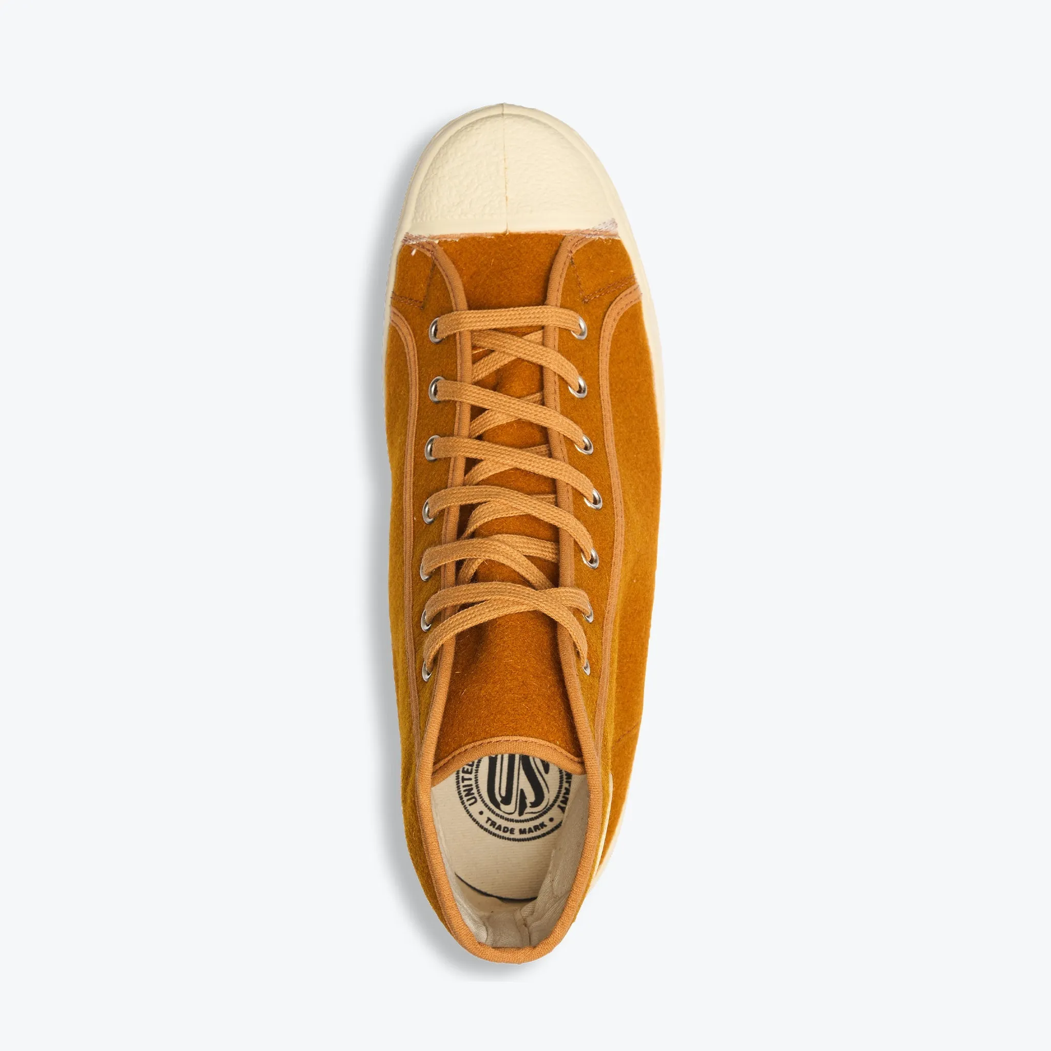 Military Felt High Top - Pumpkin