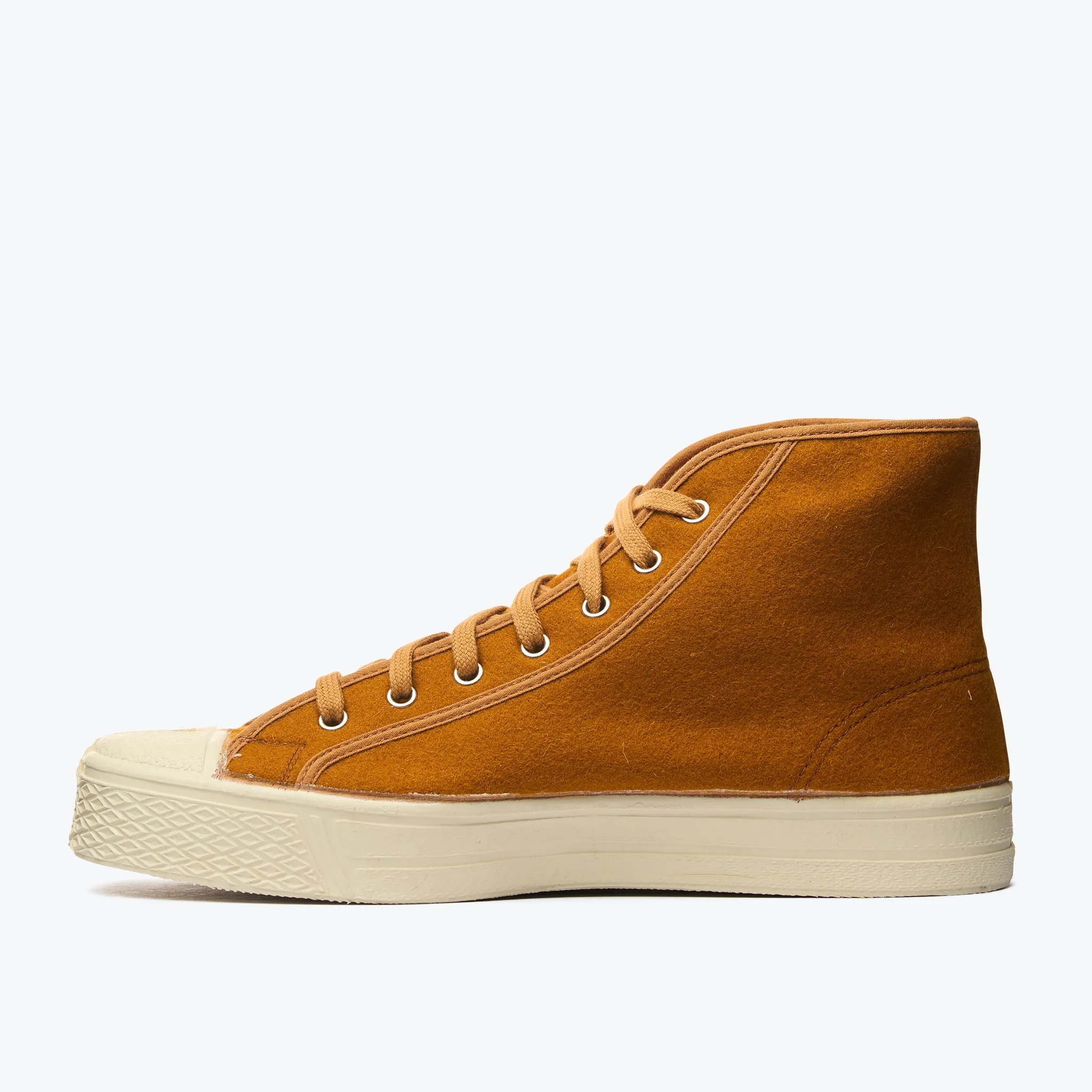 Military Felt High Top - Pumpkin