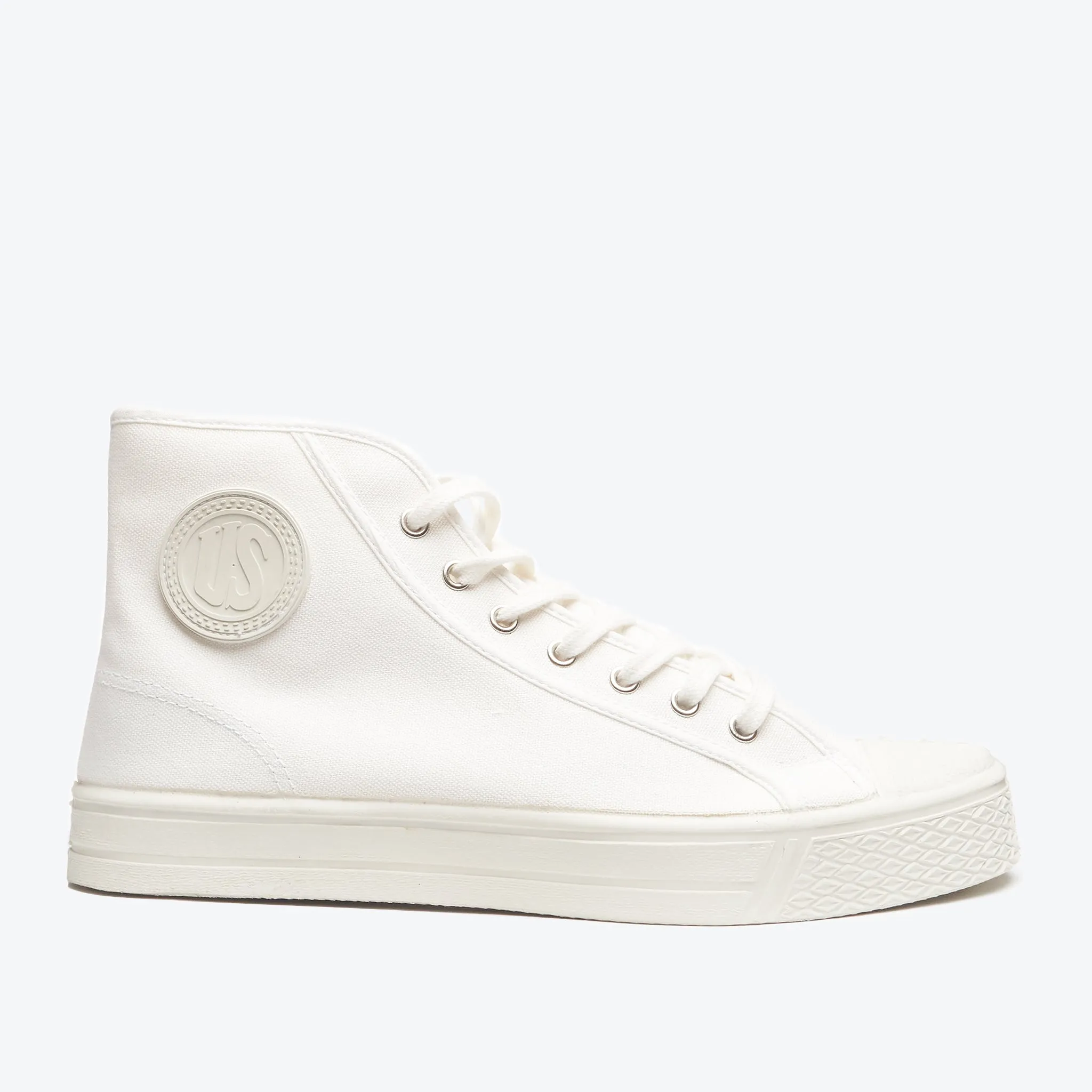 Military High Top - White