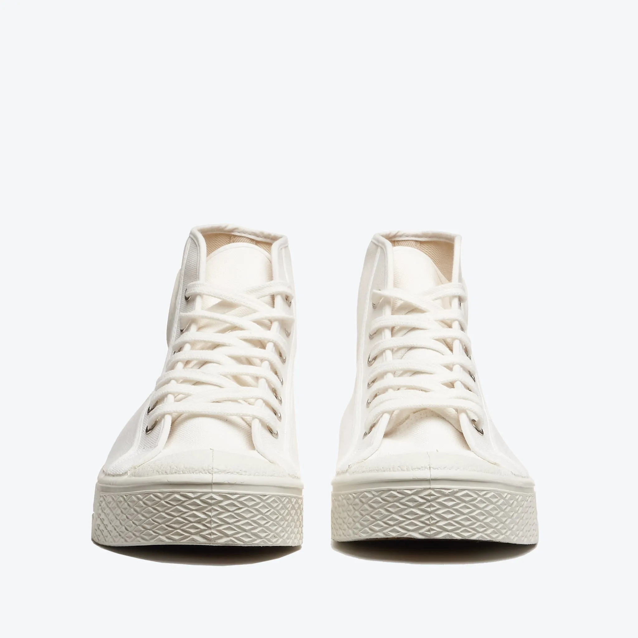 Military High Top - White