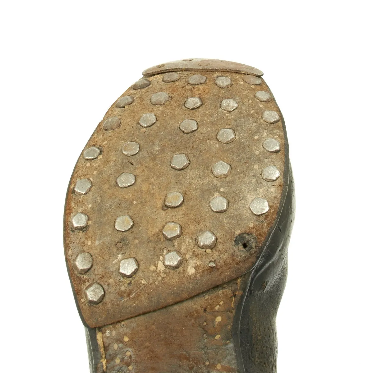 Original German WWII Mountain Troop Hobnail Jack Boots - 18th Jaeger Regiment