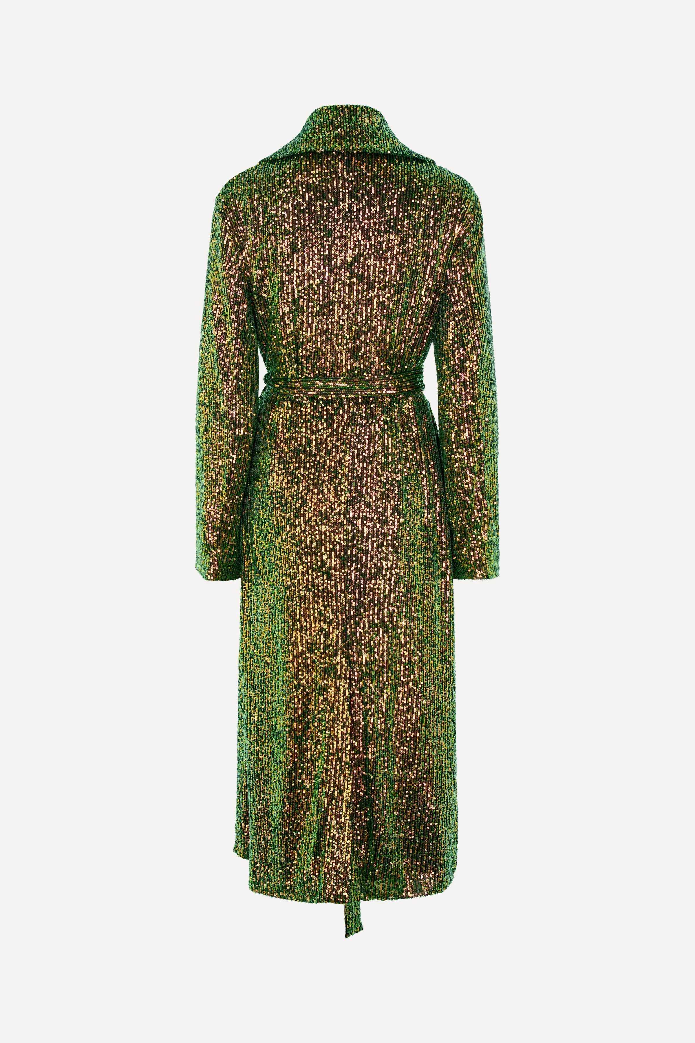 Paulos Trenchcoat - Olive Green