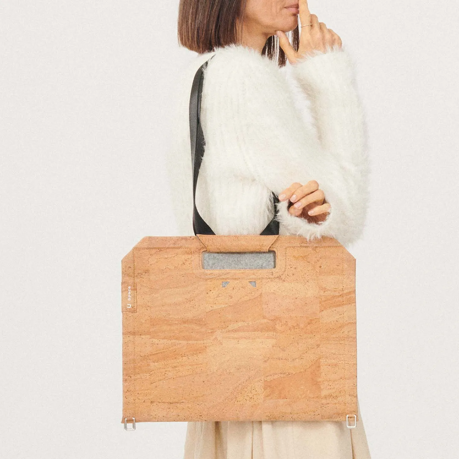 Premium-quality womens leather bag