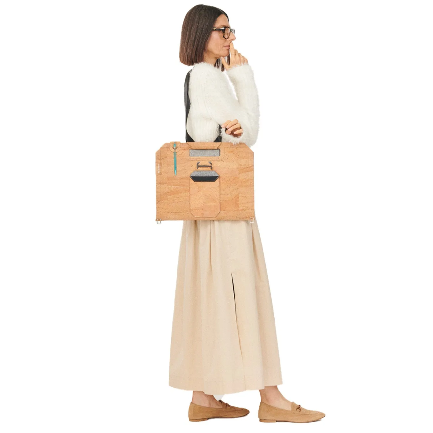 Premium-quality womens leather bag