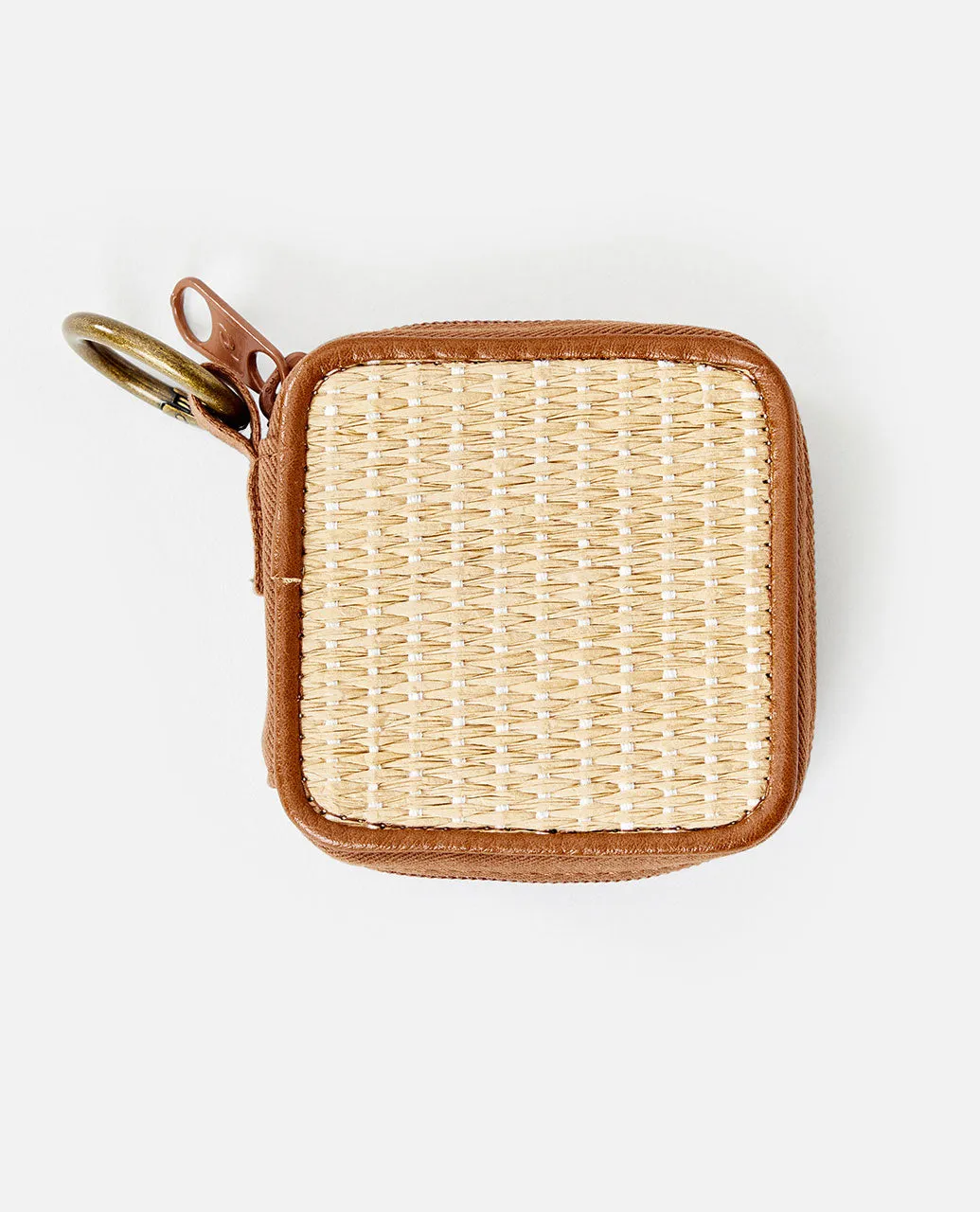 Premium Straw Mini Purse - Natural