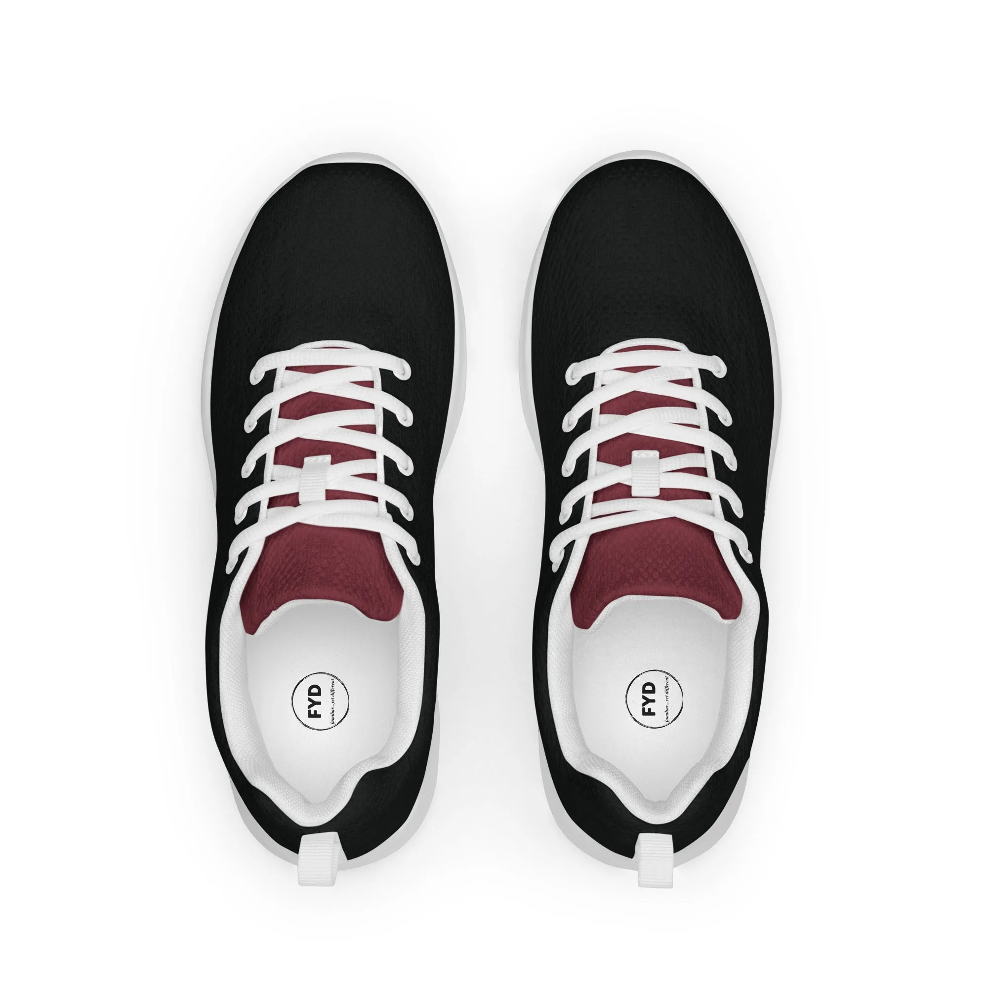 Red & Black Color Block FYD Women’s Athletic Sneakers