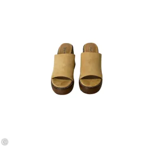 Sandals Heels Block By Steve Madden In Tan, Size: 7