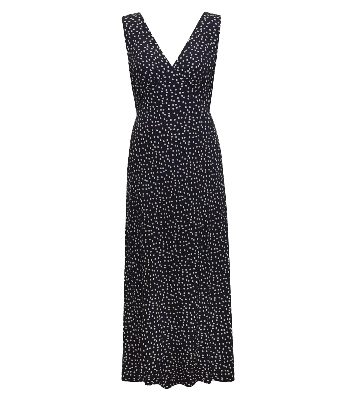 Sandrine Dress in Navy Spot