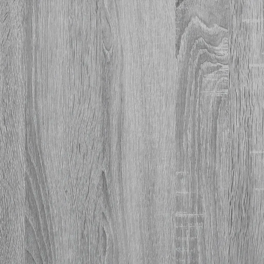 Shoe Cabinet Grey Sonoma 80x21x87.5 cm Engineered Wood