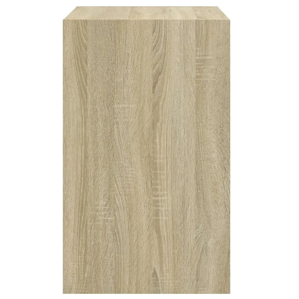 Shoe Cabinet Sonoma Oak 60x42x69 cm Engineered Wood
